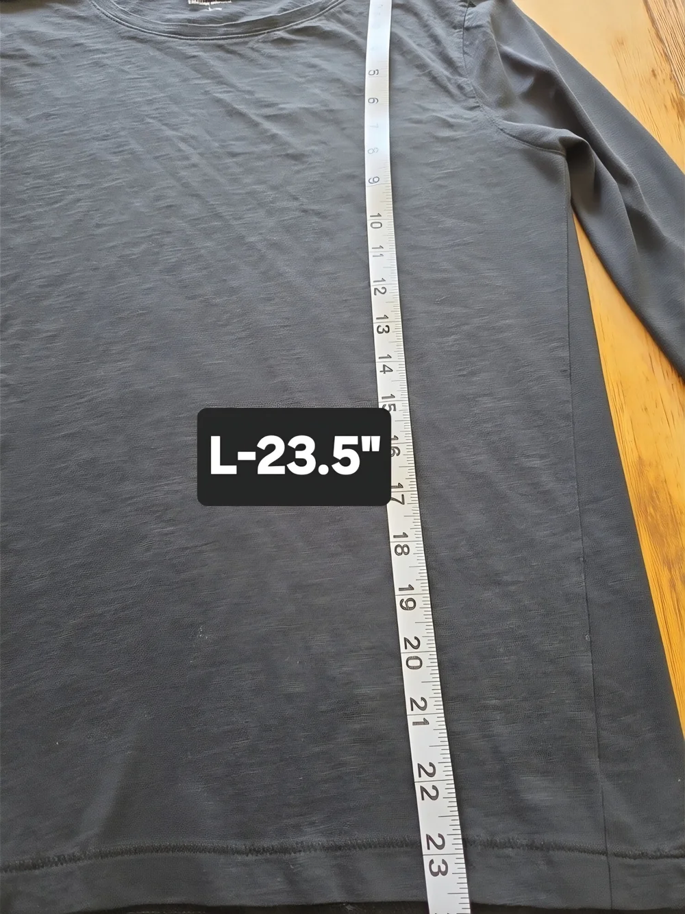 J. Crew Black Long-Sleeve Crewneck Tee